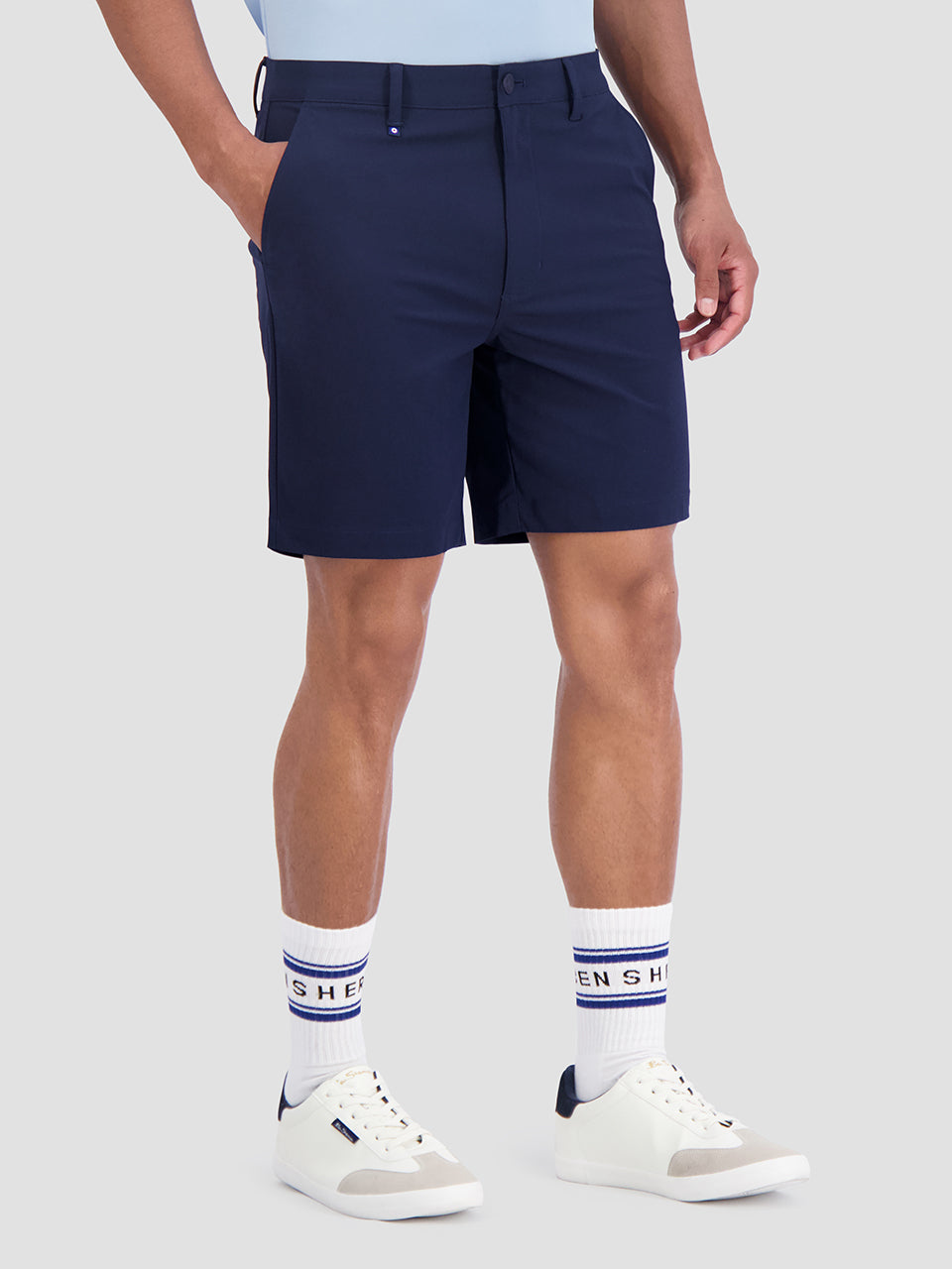 Short Ben Sherman 4Way Stretch Tech Bleu Marine | LDT-33845516